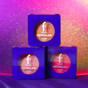 Metaglam Colorete Compacto Cremoso de Alta Pigmentación y Acabado Mate Coloretes